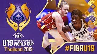 USA v Hungary - Full Game - FIBA U19 Women's Basketball World Cup 2019