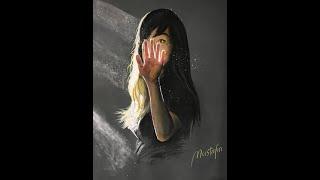 GIRL PORTRAIT across the sunbeam SPEED PAINTING. Nicolas Jaar – Mi Mujer