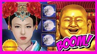 HIGH LIMIT Autumn Moon and Buddha Dragon Cash slot play!