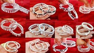 बच्चों का कड़ा पायल डिजाइन || Latest silver baby payal designs with weight and price