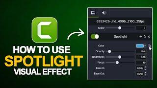 How to Use the Spotlight Visual Effect in Camtasia | Camtasia Beginner Tutorial