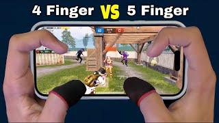 NEW! Best HANDCAM! 4 Finger Vs 5 Finger ️ 2025 which is The best? Pubg MOBİLE