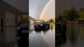 AUDI  Rain ️ & Rainbow  ⭐  | #audi #audisport #youtubeshorts #shortvideo #shorts