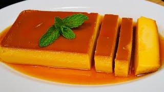 EGGLESS STEAMED MANGO CARAMEL CUSTARD | EASY MANGO DESSERT RECIPE