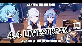 Genshin 4.4 Livestream Summed up in 45ish seconds #ganyu #shenhe #primogems