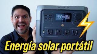 Generador de energía SOLAR portátil ️ EcoFlow River 2 Pro + páneles solares ️