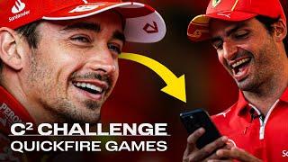 C² Challenge | Quickfire Games with Charles Leclerc and Carlos Sainz!