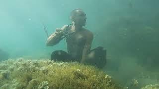 Under water jappa meditation // yoga //  Hare Krishna 