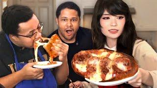 Making a MASSIVE Meatball Sub With Emiru & Russel