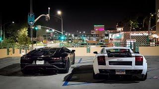 Lamborghini Midnight Run: Karenghini vs Supercars