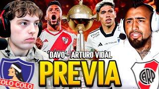 CHARLA CON ARTURO VIDAL: PREVIA RIVER-COLO COLO, LIBERTADORES, FUTBOL EUROPEO.