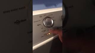 Maytag Bravos Reset Washer