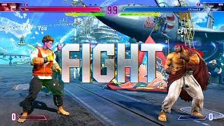 Street Fighter 6 Luke vs Ryu Gameplay No Commentary