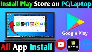 How to Download & Install Playstore Apps in Laptop or PC // How to run android apps on windows 11