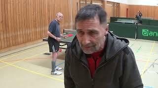 Reinhard Steinbrecher CVJM Unterasbach vs Erich Buchner Veteran TT Legende 20230108  Lauf Seniorenbe