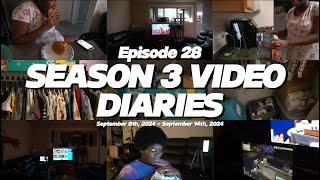 Season 3 Video Diary 028 | RESTING AND FOCUSING ON ME | PREGNANT AT 20 | 36 WEEK PREGNANCY VLOG