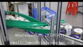 full automatic single roll packing toilet paper production line factory