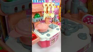 Satisfying with Unboxing & Review Pink Kitchen Cooking Set Toy Video | ASMR Videos no music