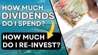 My 1.7 Million Dollar Dividend Income Portfolio: How Much do I Use? How much do I Reinvest?