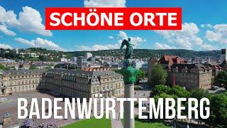 Reise nach Badenwürttemberg, Deutschland | Städte, Tourismus, Urlaub, Orte, Touren | Drohne 4k Video