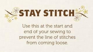 Love Me Sew Tips and Techniques - Stay Stitch