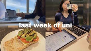 last week of uni vlog | done with 1st year! 