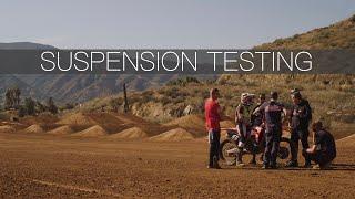 SUSPENSION TESTING WITH JEREMY MARTIN | GEICO Honda Factory Connection