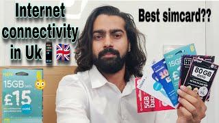 One month cost of internet in uk// best simcard for students in uk#london #studyinuk