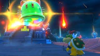 What happens when Bowser Jr. collects the Rainbow Giga Bell in Bowser's Fury?