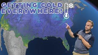 Morning Weather Update | Cold temps are coming across the US