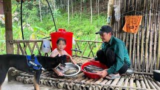 Full video of the process of processing bamboo shoots and smoked fish to sell at the market