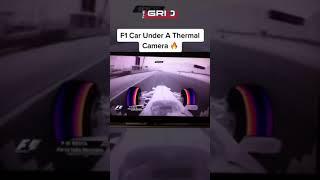 F1 Car Under A Thermal Camera