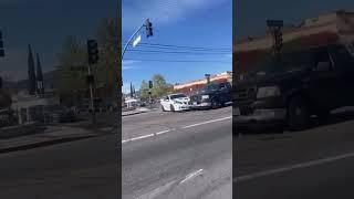 Hit and Run Sideshow Pontiac G8 gets Smashed by Ford Truck