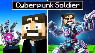 Becoming a Cyberpunk Soldier (Minecraft)