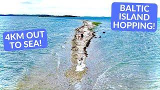 BRITISH COUPLE ISLAND HOPPING in the BALTICS! HIIUMAA - SAAREMAA! plus a 4KM SAND SPIT in CRAZY wind