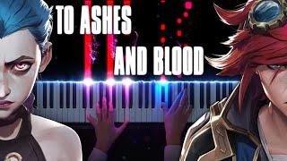 OST Arcane (League of Legends) - Woodkid - To Ashes and Blood (Piano Version)