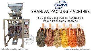 500gram & 1Kg Dal Automatic Pouch Packaging Machine \\ दाल पैकिंग मशीन // Shahiva Packing Machines