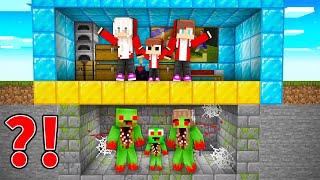 JJ RICH vs Mikey EVIL Family Base Survival Battle in Minecraft ! (Maizen)