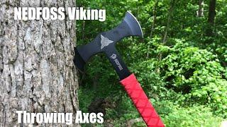 NEDFOSS Viking BAT Throwing Axes - See them in action!