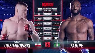 KSW Free Fight: Henry Fadipe vs. Albert Odzimkowski