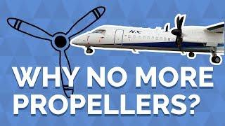 Why are propeller planes so rare?