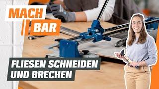 Fliesen schneiden und brechen | OBI