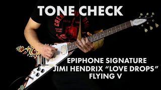 TONE CHECK: Epiphone Jimi Hendrix "Love Drops" Flying V Demo | Cream City Music