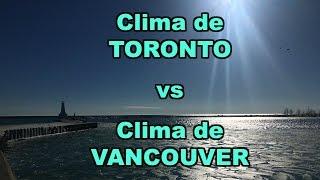 Como é o clima de Toronto?