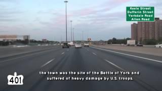 North America's busiest Freeway, Highway 401, Toronto, Ontario