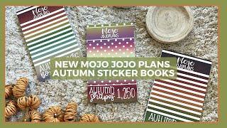 NEW Mojo Jojo Plans Functional Autumn Sticker Books!