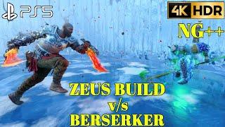 Zeus Armor Build GOD OF WAR RAGNAROK Zeus Armor Build Vs Fraekni The Zealous |GOW Ragnarok NG+ Build