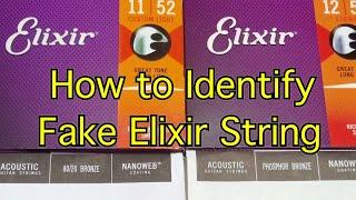 How to Identify Fake Elixir String