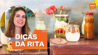 Como montar marmitas: Rita Lobo mostra opções salgadas e doces | Cozinha Prática