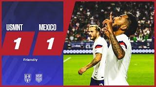 USA, Mexico play to 1-1 draw  | USMNT 1-1 Mexico | Official Highlights